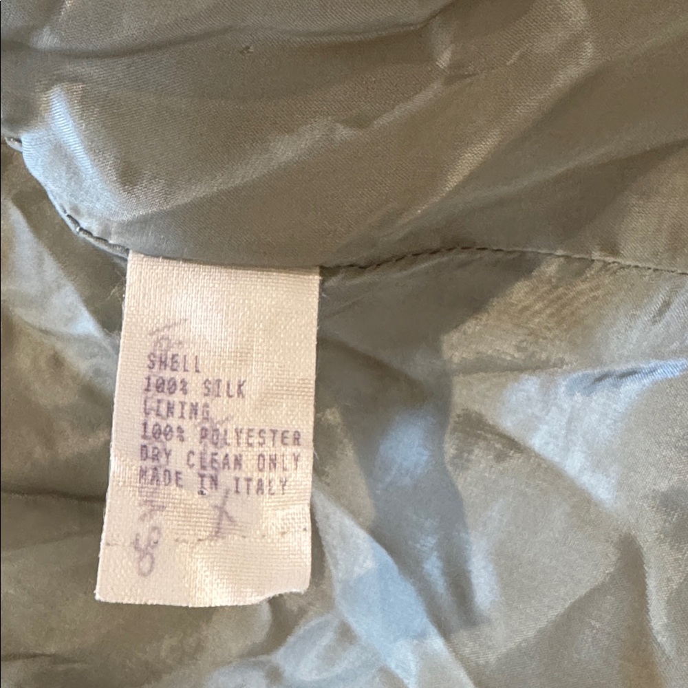 Carolina Herrera Light Olive Jacket 8 - Picture 3 of 8